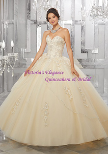 Style 60024 in Champagne @ www.victoriaselegance.com