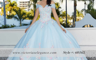 Morilee Three-Dimensional Floral Sparkle Appliqué Quinceañera Dress