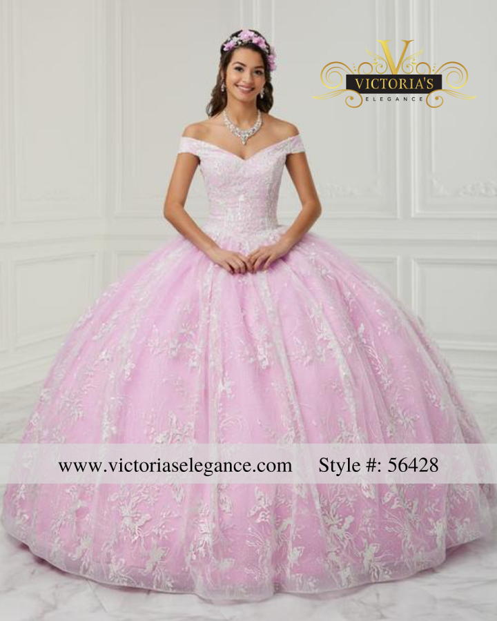 House of Wu Off The Shoulder Tulle Ball Gown
